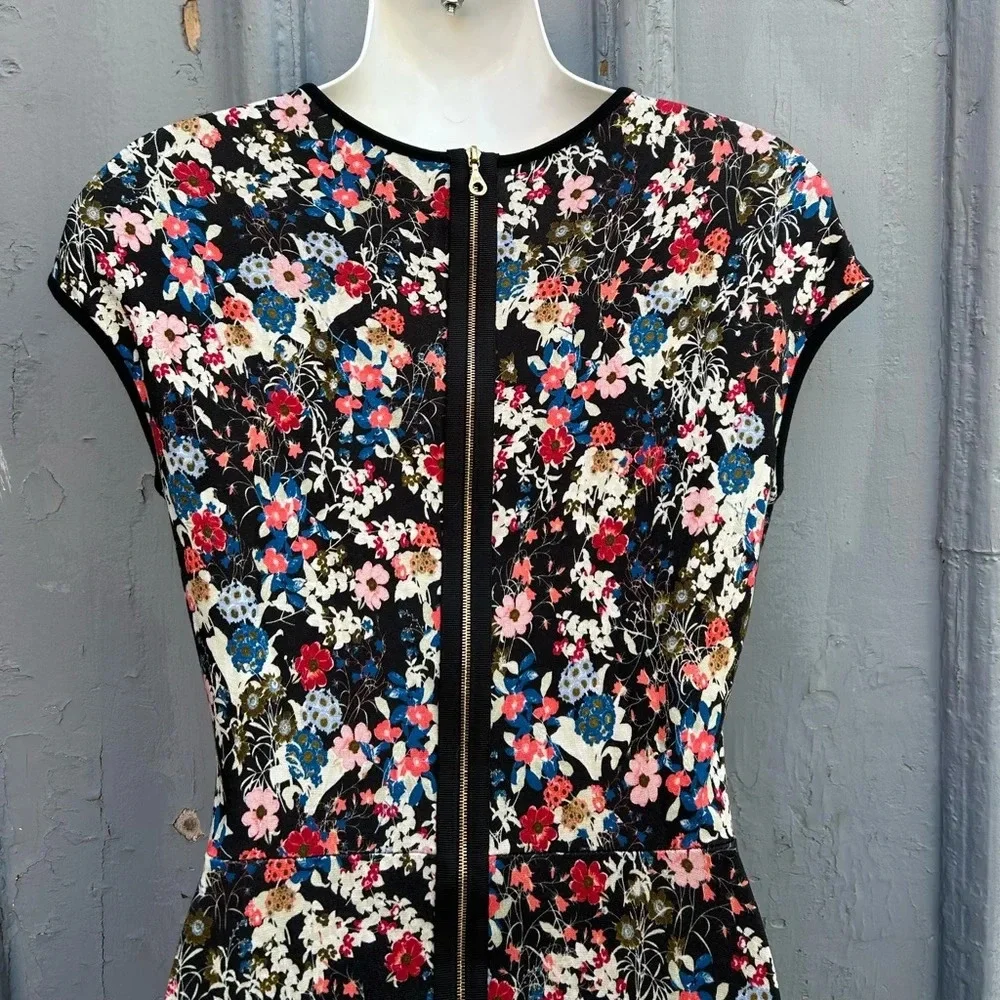 Erdem  Darlina Floral-Print Flounce Dress, size 8 - Picture 5 of 14